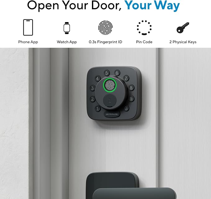 ULTRALOQ Bolt SE Wi-Fi Smart Lock, Matter Over Thread, App Remote Access - Image 3